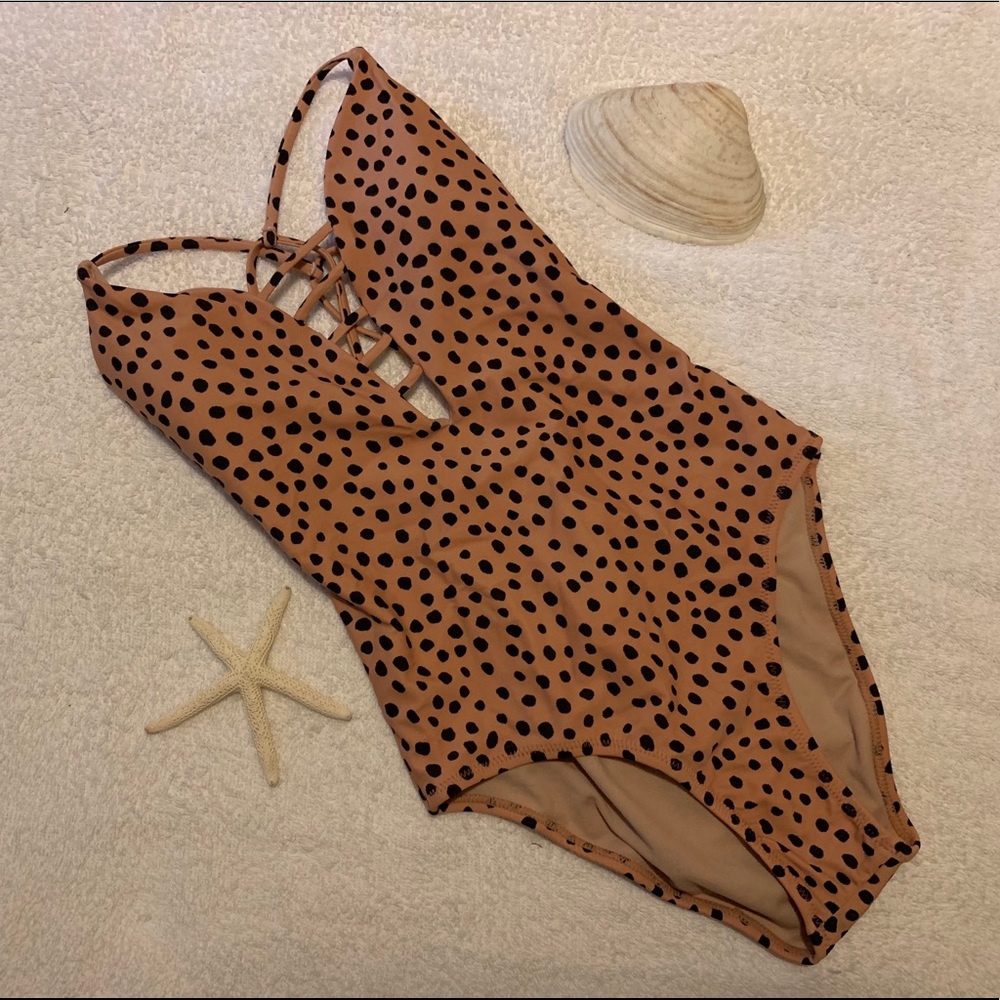 Vanilla/Beach one piece swimsuit